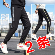 潮流 男秋季 九分裤 2019工装 运动裤 新款 韩版 学生长裤 休闲小脚修身 裤