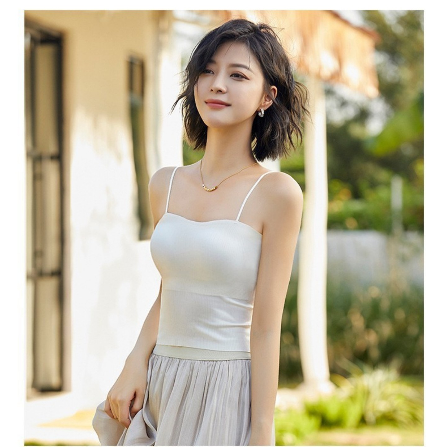 camisole吊带美背心打底内衣外穿
