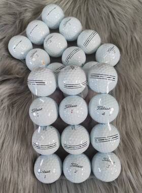 高尔夫球二手球左杆Titleist  PRO V1/X加长三线无logo下场比赛球