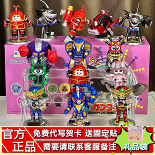 正版万代铁甲小宝盲盒第二弹系列鲨鱼辣椒卡布达潮玩摆件男生礼物