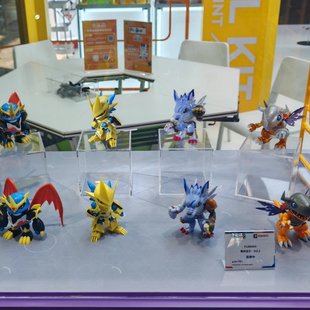 万代plabako拼装数码宝贝2第二弹盲盒手办战斗暴龙兽车载模型二代