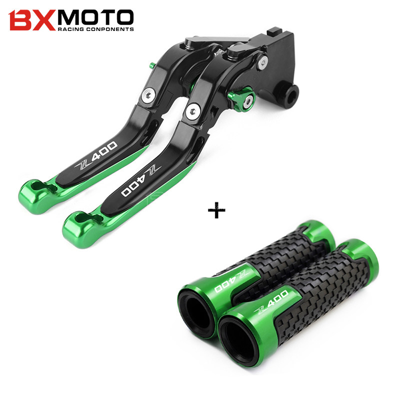 摩托车手把套适用川崎ninja400 z400改装刹车牛角手把离合车把