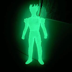 赛迦500系列神秘四奥手办玩具 白模型 万代限定奥特曼软胶 夜光版