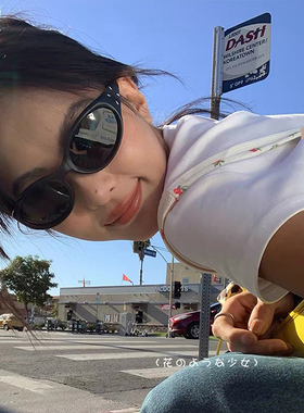 jennie同款猫眼护目太阳镜