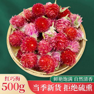 红巧梅500g红巧梅花干花瓣另售桃花新货玫瑰花茶洛神花甜菊叶大枣
