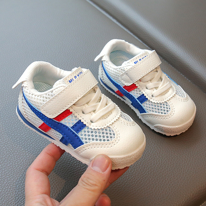 学步鞋夏季女宝宝透气网鞋0一1-3岁婴儿网面板鞋软底男童机能鞋子