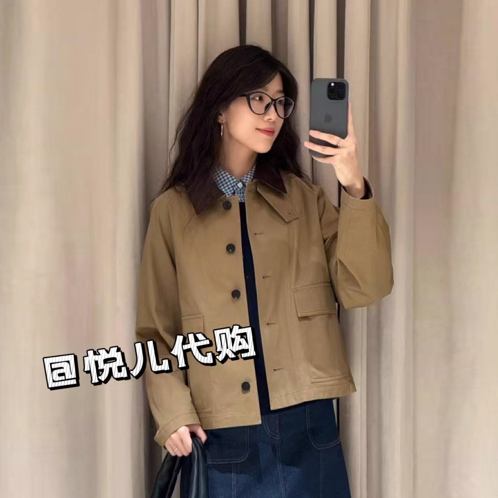 1252C2037601之禾高密斜纹棉外套