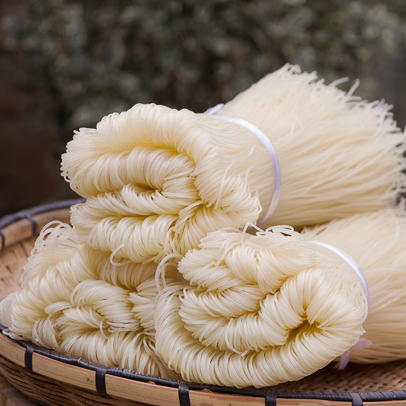 湖南米粉干米线永州特产无添加细米粉常德攸县早餐汤粉圆粉9斤装