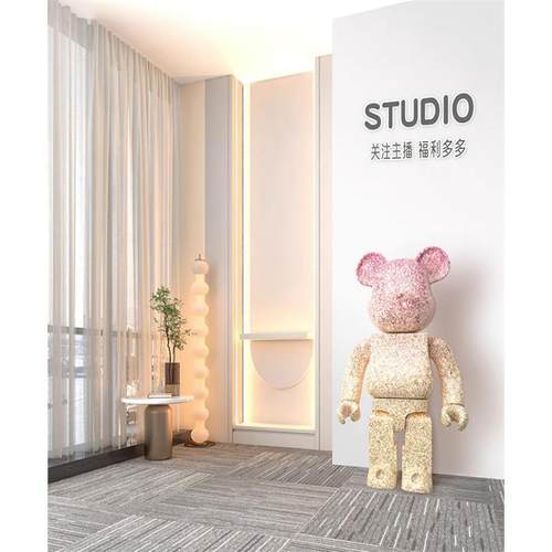 新款直播间背景墙3d立体女装鞋子服饰包包带货主播高级感拍照挂布