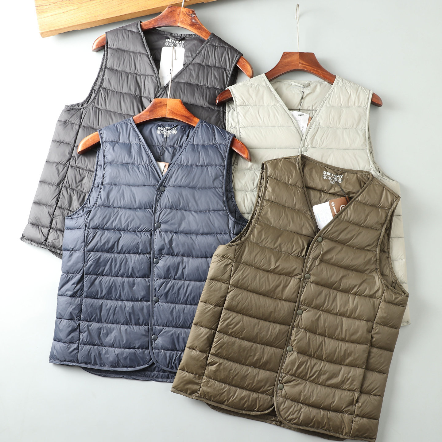 外贸工厂出韩单牛货！男士轻暖情侣款V领保暖羽绒马甲背心内穿潮,男装,羽绒马甲,淘宝优惠券,粉丝福利购,淘宝优惠卷