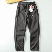 长裤 鹅绒 男士 户外休闲松紧腰运动羽绒裤 光感升温 加厚保暖秋冬季