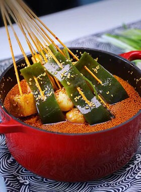 新鲜盐渍海带结无沙商用特厚海带条麻辣烫串串关东煮火锅食材批发