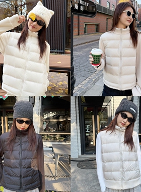 米图排骨羽绒服 重磅福利！轻暖高品质90白鸭绒拼接立领外套/马甲