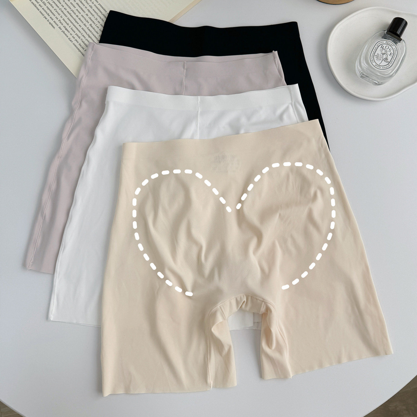 米图二合一无痕安全裤女内裤立体臀型防走光不卷边冰丝薄打底短裤,女士内衣/男士内衣/家居服,女安全裤,淘宝优惠券,粉丝福利购,淘宝优惠卷