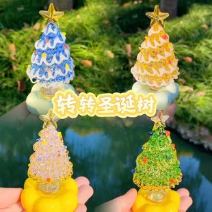 灵隐转转圣诞树赚大钱青松抱富烧琉璃陶瓷底座桌面摆件景区礼品