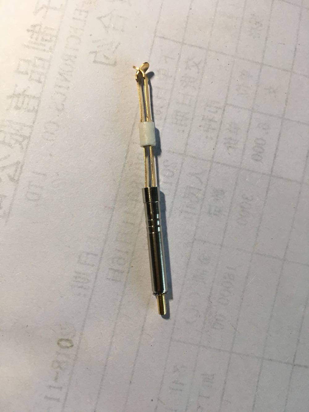 伸缩夹片探针,可以上下活动夹片探针,自由活动夹片探针,夹片针