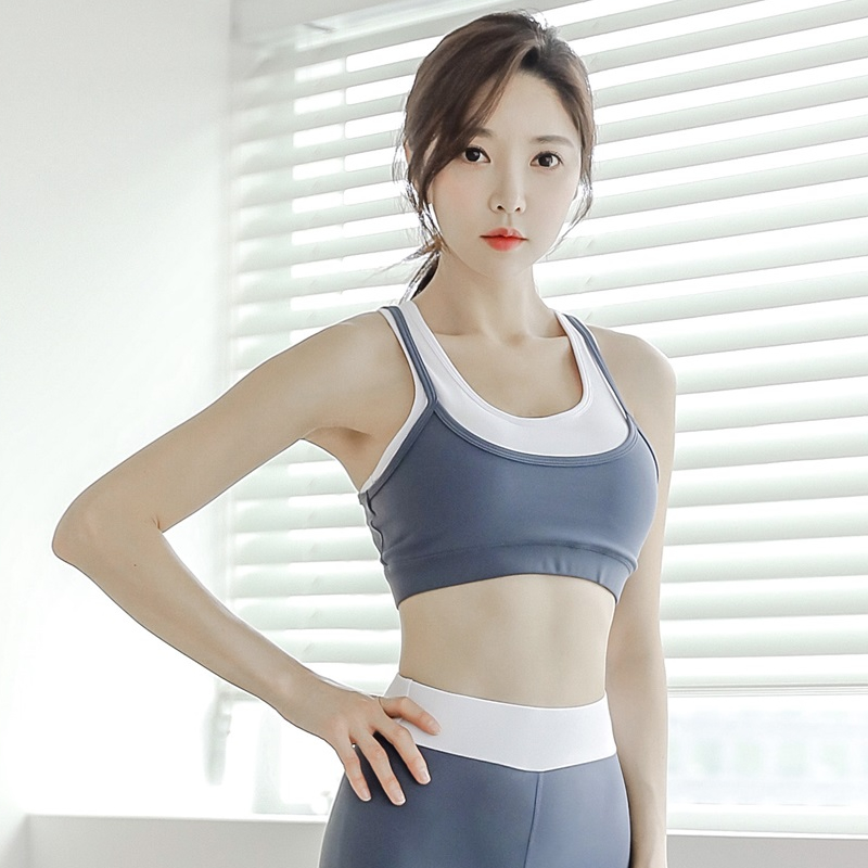 颖速运动妍儿同款文胸女高强度跑步防震聚拢美背定型健身瑜伽内衣