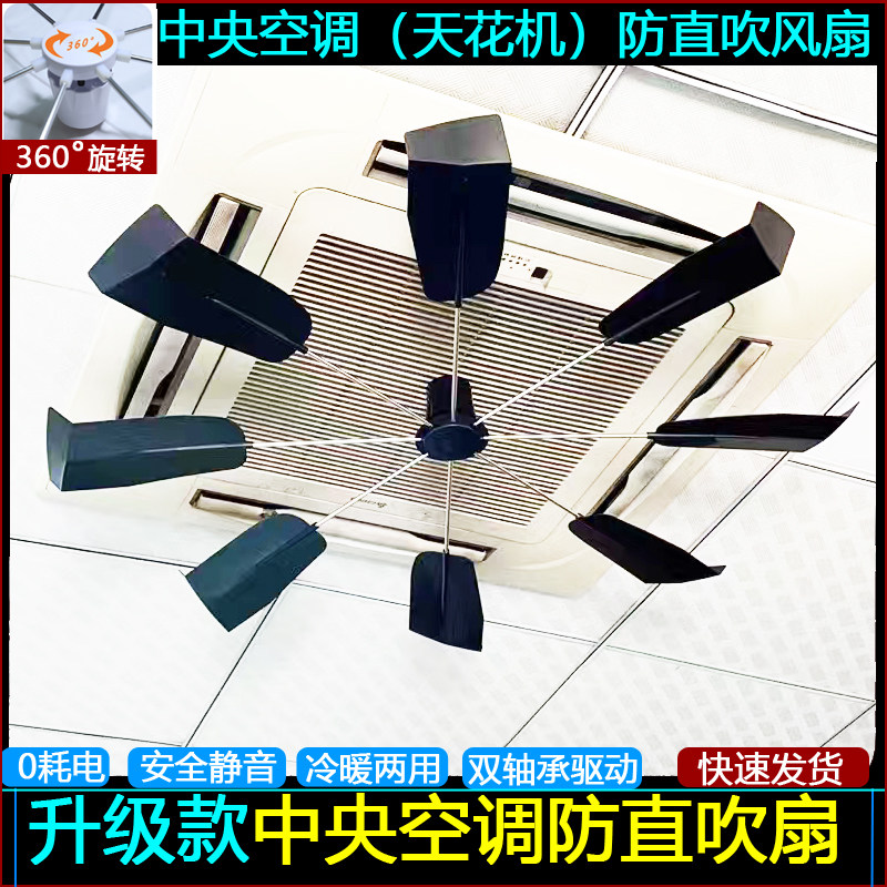 中央空调挡风板吸顶天花机出风口防直吹风导风扇餐厅风管机挡板新