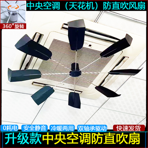 中央空调挡风板防直吹导风扇