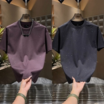 夏季新款【情侣同款满天星凉感面料】潮流百搭短袖T恤轻奢品质潮