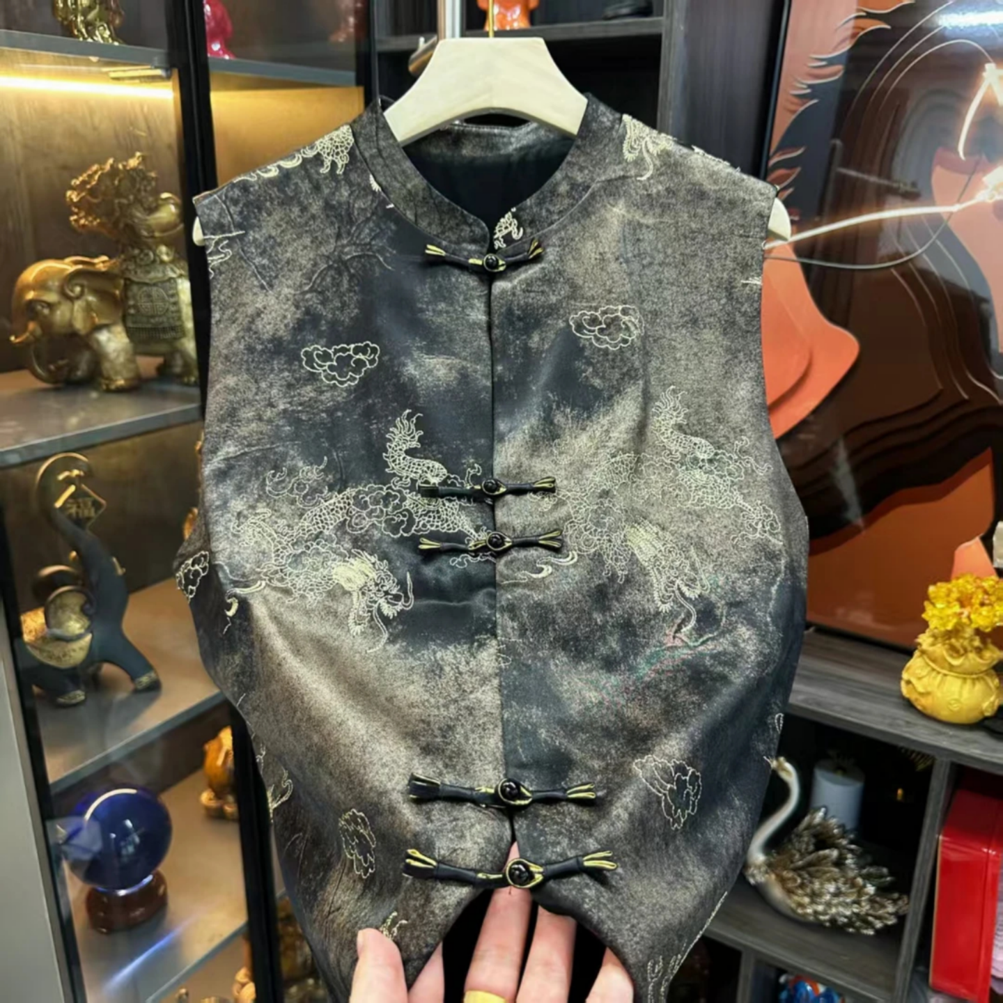 新中式国风马甲男秋季新款