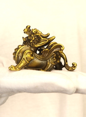 铜貔貅招财摆件一对家居装饰品