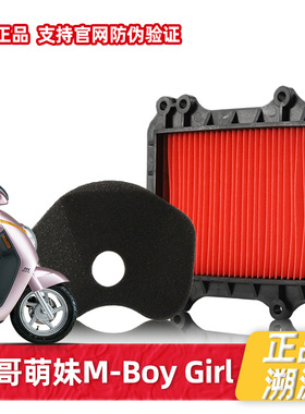 适用豪爵原装踏板摩托车萌哥萌妹M-Boy Girl HJ125T-33-35空滤CVT