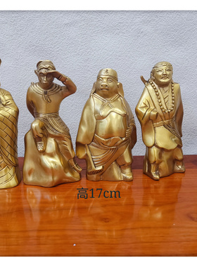 纯铜西游记师徒四人孙悟空唐僧沙和尚猪八戒铜像家用黄铜摆件