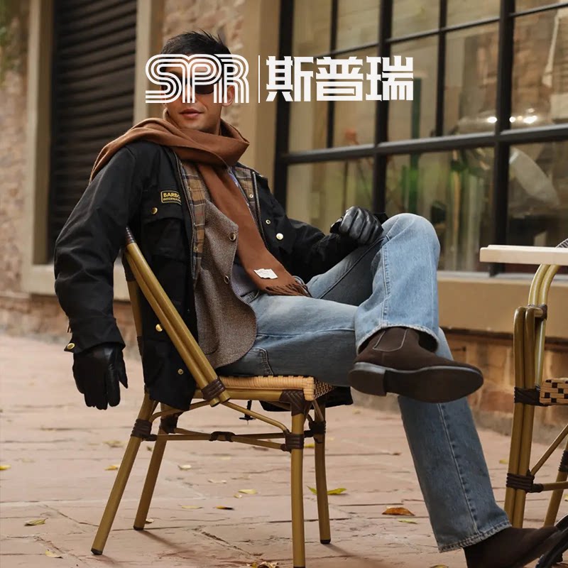 BARBOUR巴伯尔international英版机车油蜡夹克克男款黑色MWX0004