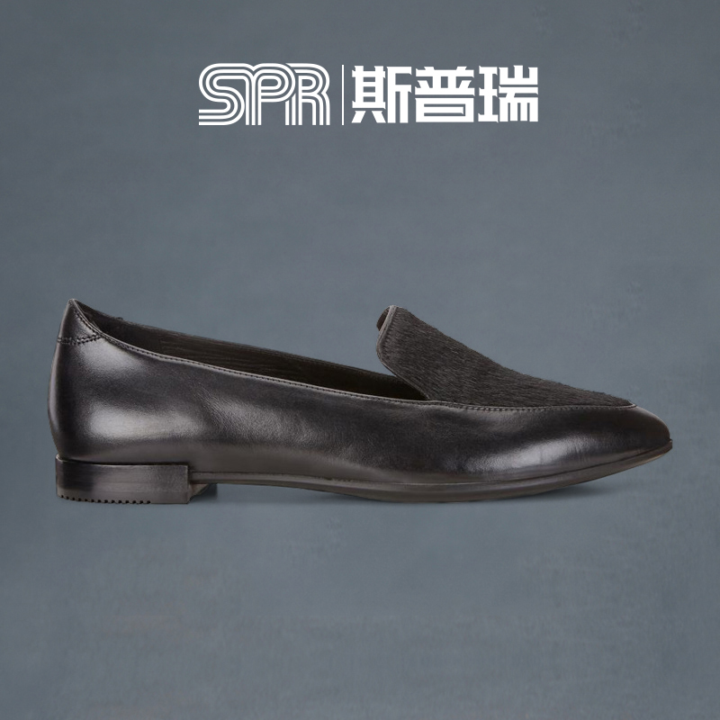 ECCO爱步秋冬浅口低跟女鞋型塑尖头芭蕾舞鞋262923 清仓特价 - 封面