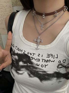 Coreland多层十字架项链