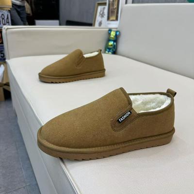 一脚蹬2025冬季新款男保暖雪地靴