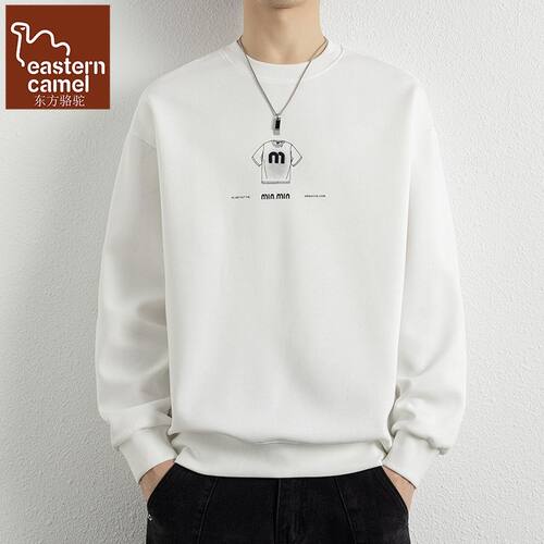 东方骆驼青年品质上衣宽松