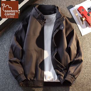 高端皮衣外套男士2026新款春秋冬季高级感痞帅百搭立领夹克衫男款