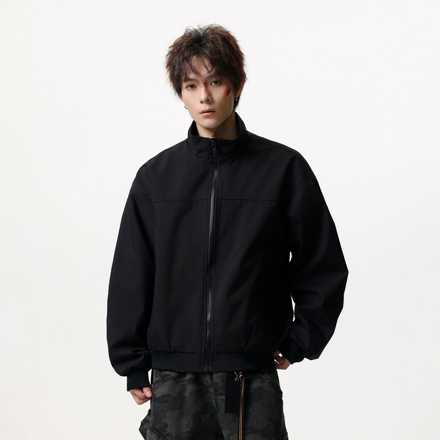 JIINOO美式复古bomber夹克