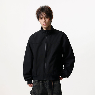 JIINOO美式复古bomber夹克