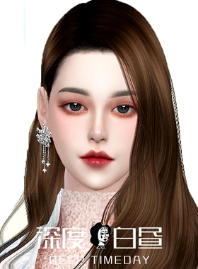模拟人生4人物mod丨女丨栀子花丨送8套服装发型皮肤化  Sims4补丁