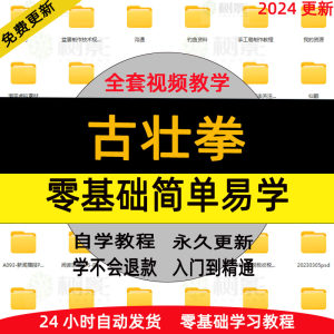 古壮拳武术视频教程全套从入门到精通技巧培训学习在线课程