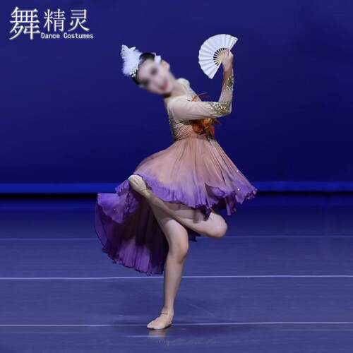 古典舞少儿剧目画眉演出服桃李杯