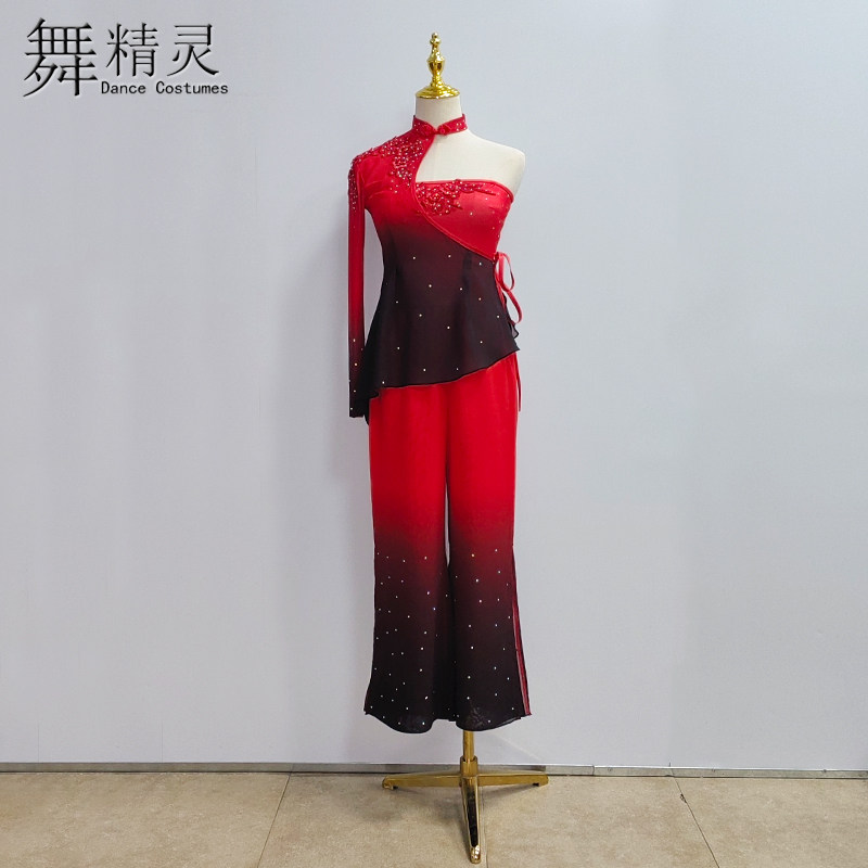胶州秧歌舞蹈服艺考扇子舞祁蒙山