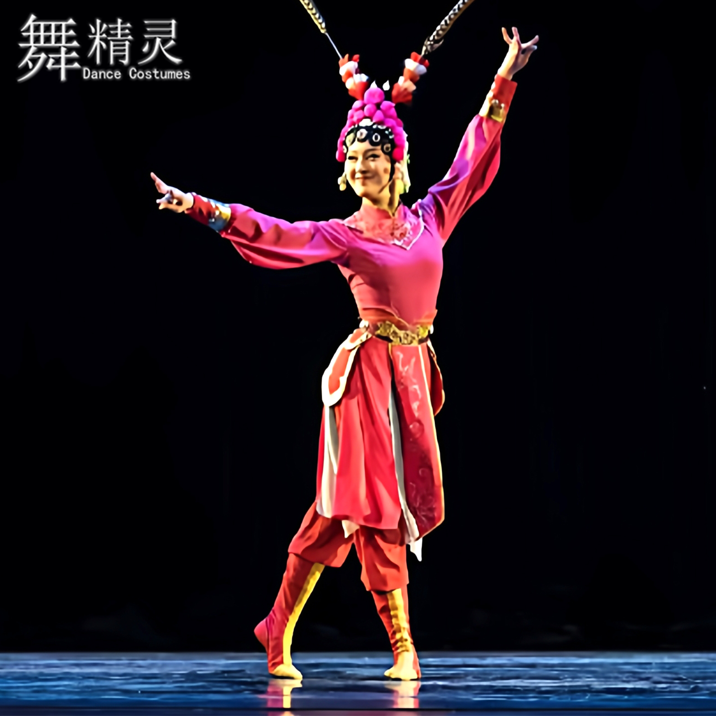 红玉丹心舞蹈服京剧戏曲剧目艺考