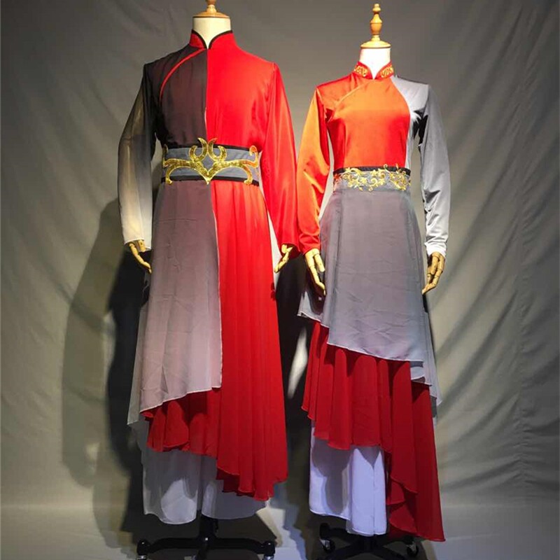 新款舞蹈演出服装《我们的脚步》舞蹈表演演出服装定制群舞独舞装