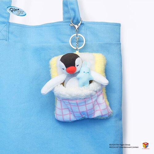 正版山莫pingu企鹅被窝挂件