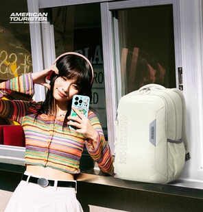 新秀丽旗下美旅双肩背包网球包大容量运动健身包学生书包防水NA8