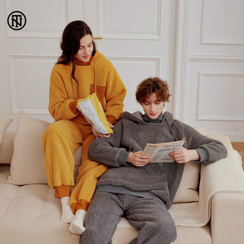 noirtease奈黎诗秋冬情侣睡衣