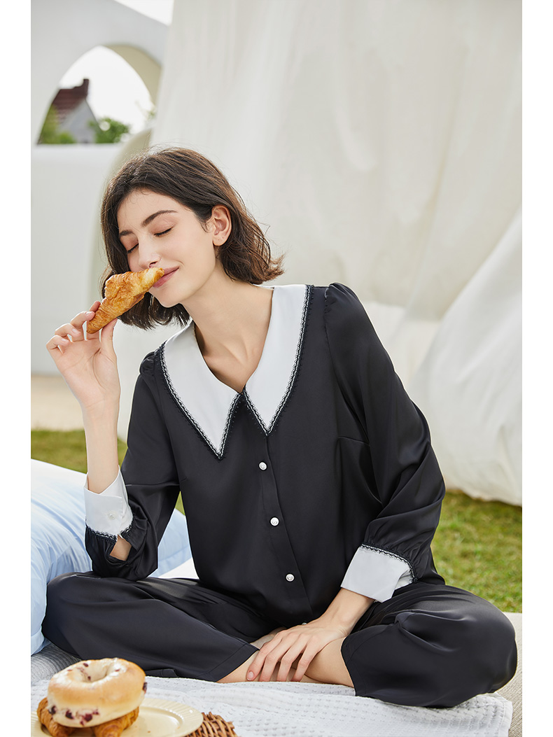 noirtease娃娃领两件套家居服