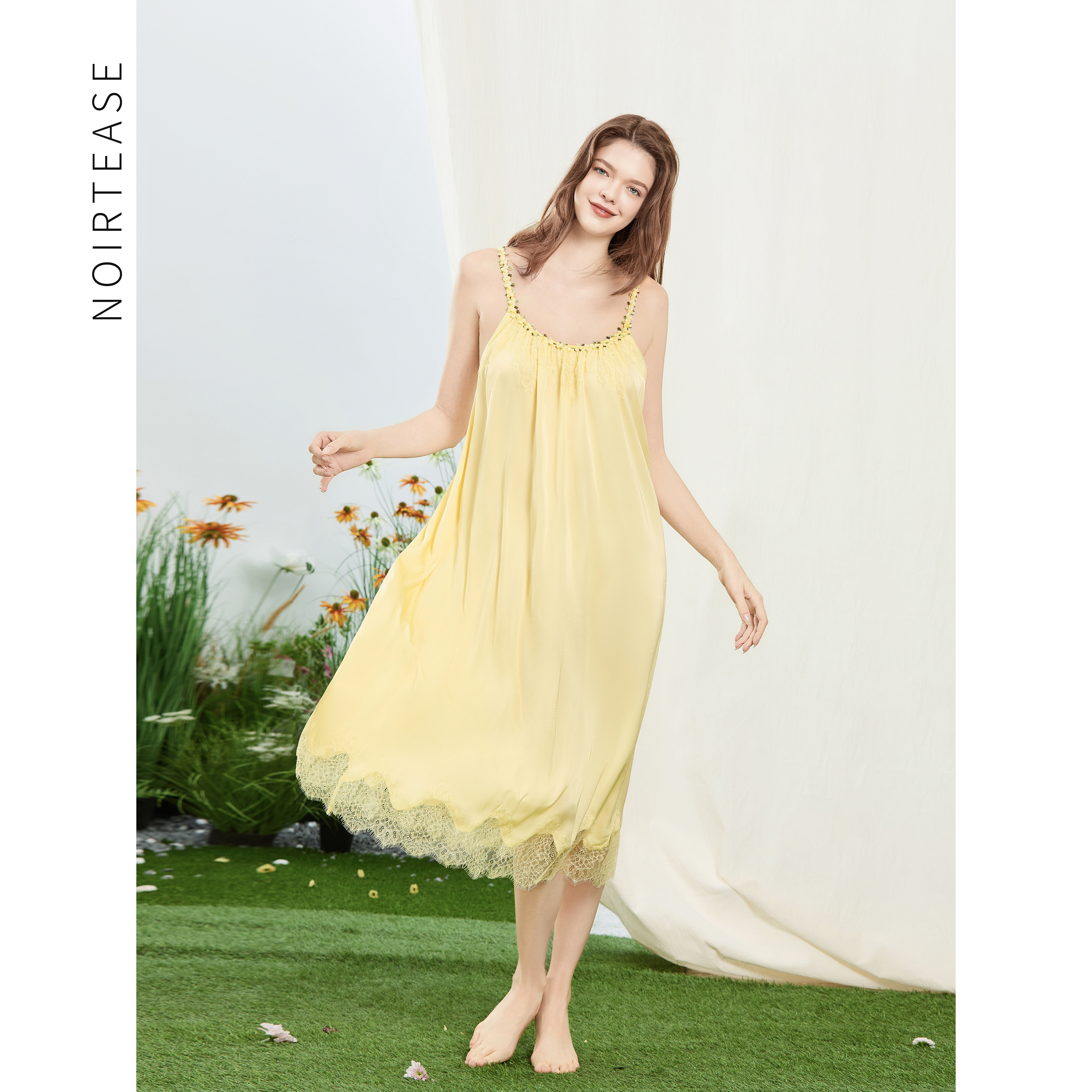 NT25年春夏季薄款法式蕾丝吊带长款睡衣睡裙家居服打底外穿度假裙,女士内衣/男士内衣/家居服,睡裙,淘宝优惠券,粉丝福利购,淘宝优惠卷
