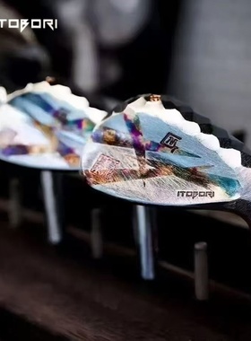 25新款ITOBORI一刀雕高尔夫挖起杆火烧铬锻造手工研磨沙杆角度杆