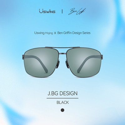 青少款简约偏光高尔夫功能黑色