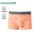 热风2026年春季 趣味小图平角内裤 新款 男士